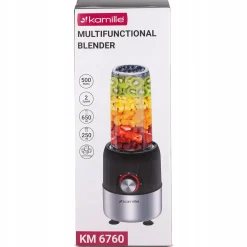 Blender kielichowy rozdrabniacz 2w1 Kamille KM6760