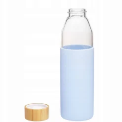 Butelka szklana podróżna w antypoślizgowym etui 500ml