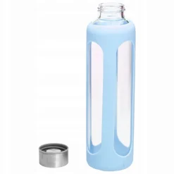 Butelka szklana podróżna w antypoślizgowym etui 550ml
