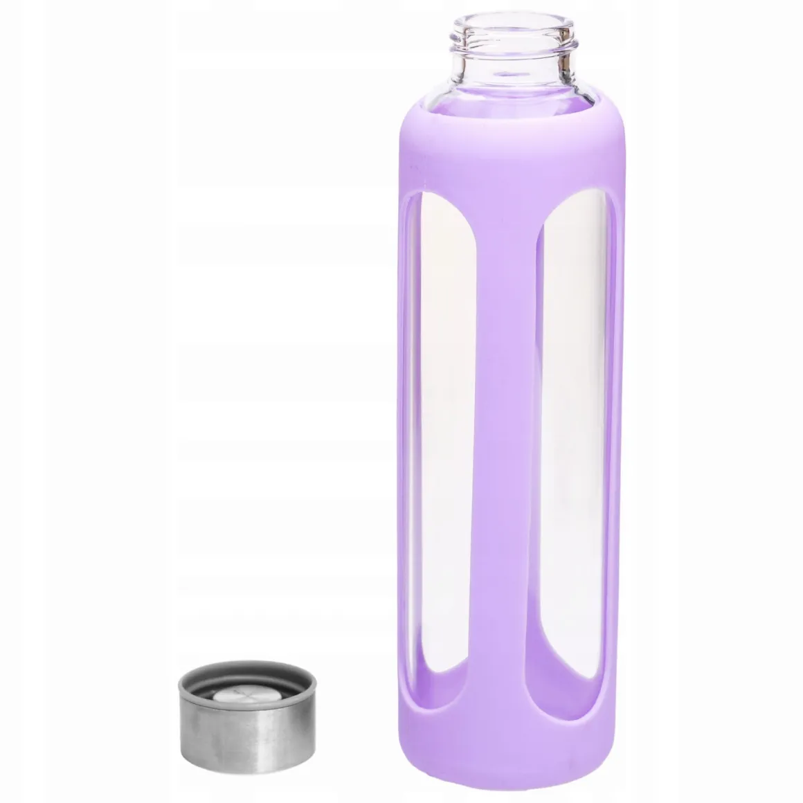 Butelka szklana podróżna w antypoślizgowym etui 550ml