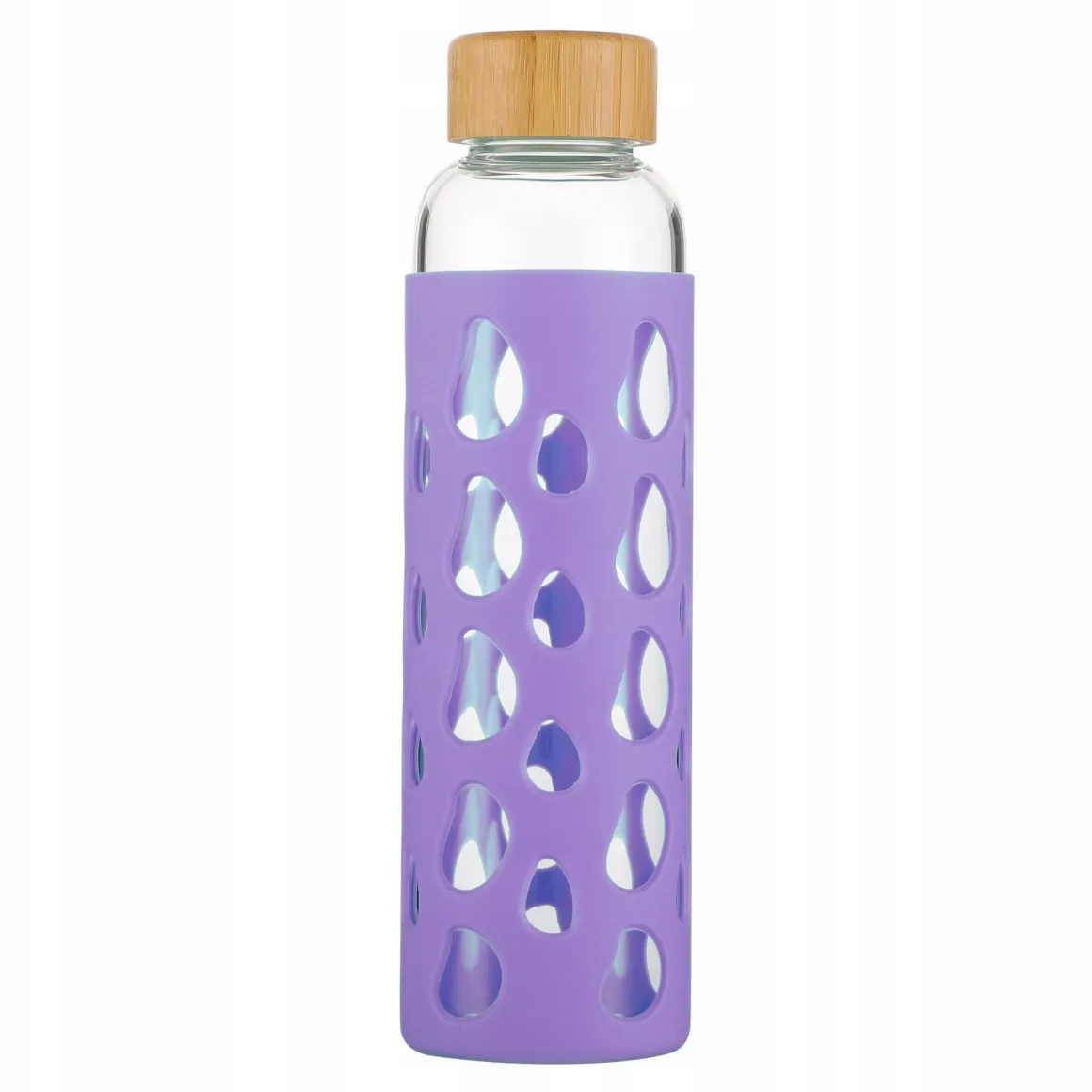Butelka szklana podróżna w antypoślizgowym etui 550ml