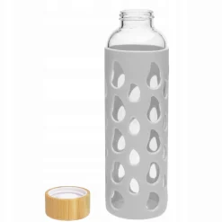 Butelka szklana podróżna w antypoślizgowym etui 550ml