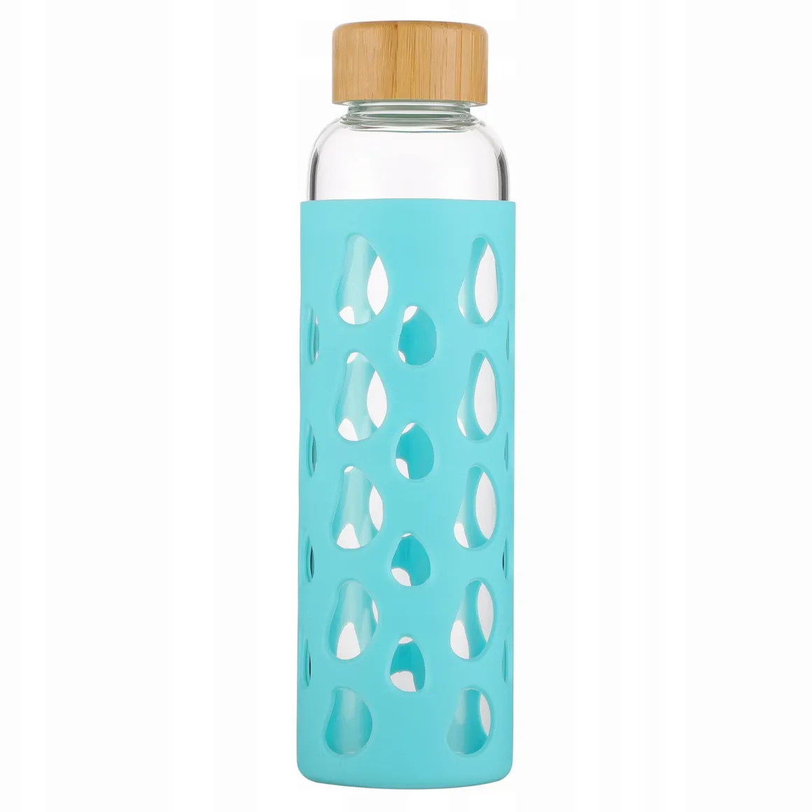 Butelka szklana podróżna w antypoślizgowym etui 550ml