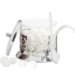 Cukiernica ze szkła i stali z łyżeczką 200ml