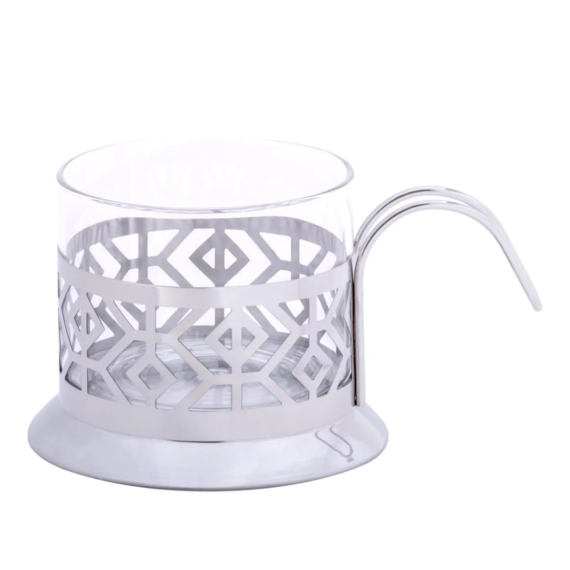 Cukiernica ze szkła i stali z łyżeczką 200ml