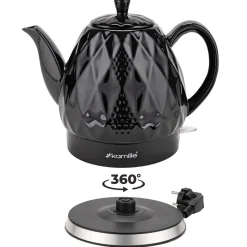Czajnik elektryczny bezprzewodowy ceramiczny imbryk 1200W 1,5L