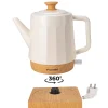 Czajnik elektryczny bezprzewodowy ceramiczny 1200W 1,5L