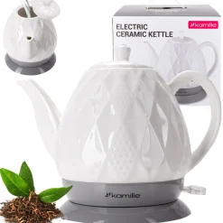 Czajnik imbryczek elektryczny bezprzewodowy ceramiczny 1,5L