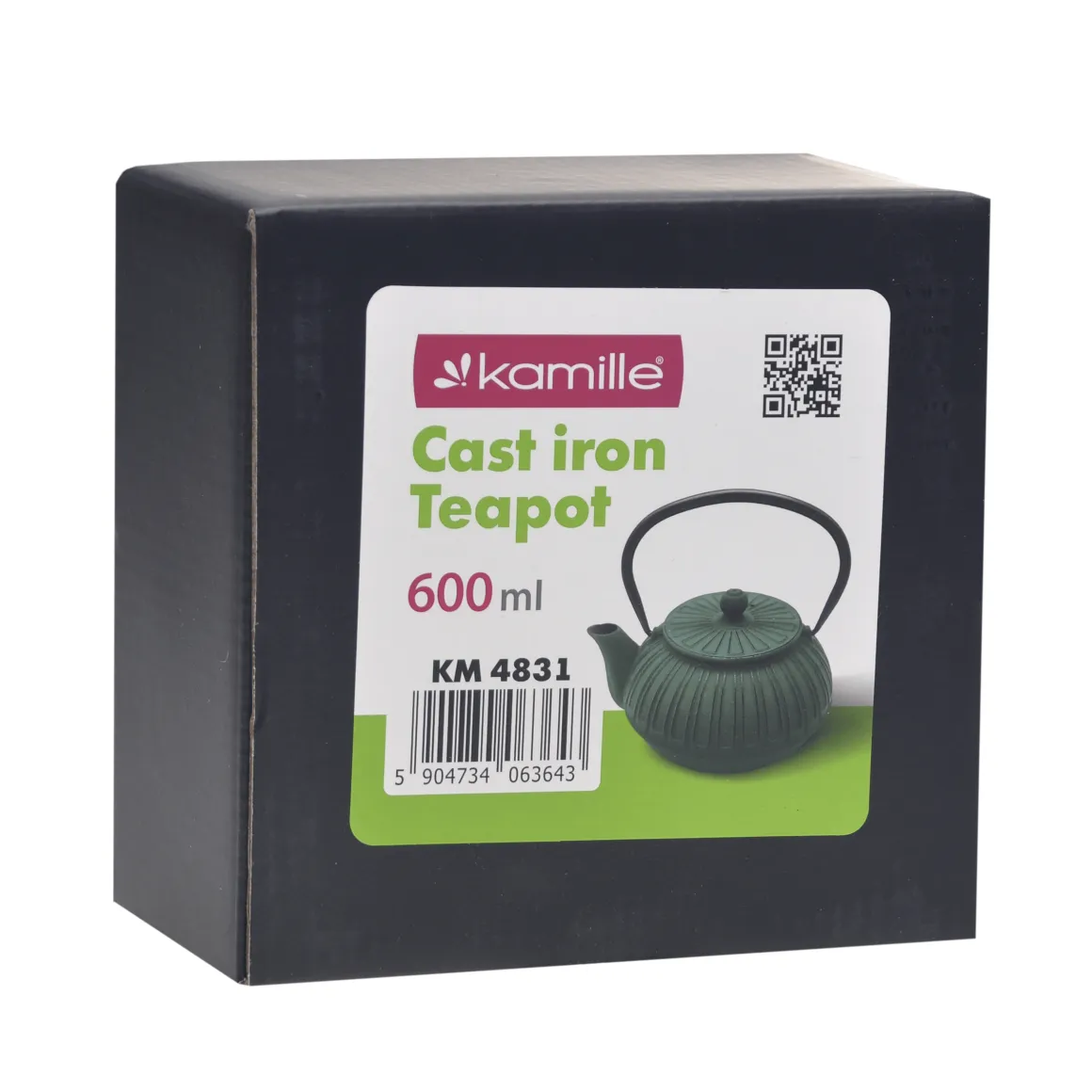 Czajnik imbryk zaparzacz żeliwny z filtrem/sitkiem 600ml