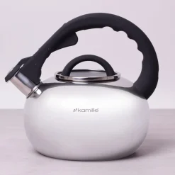 Czajnik stalowy z gwizdkiem na gaz indukcję 2,8L