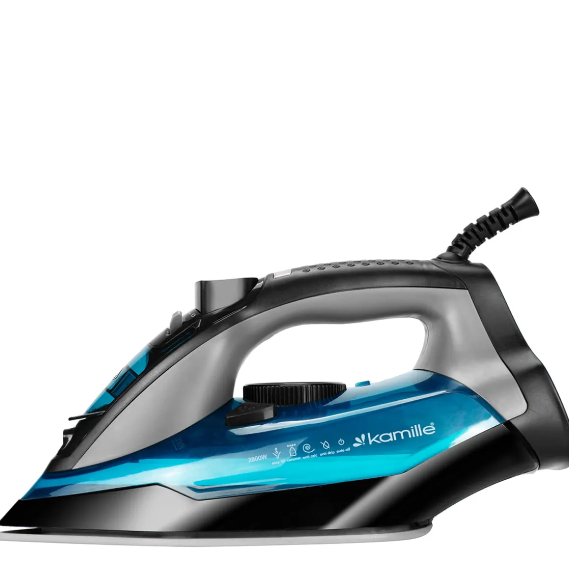 Żelazko parowe ANTI-CALC ANTI-DRIP prasowanie w pionie 2800W