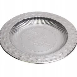 Elegancka stalowa taca patera do serwowania 30cm