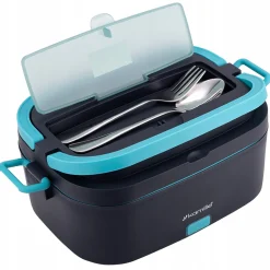 Elektryczny lunch box samochodowy 1,5L + torba termiczna Kamille