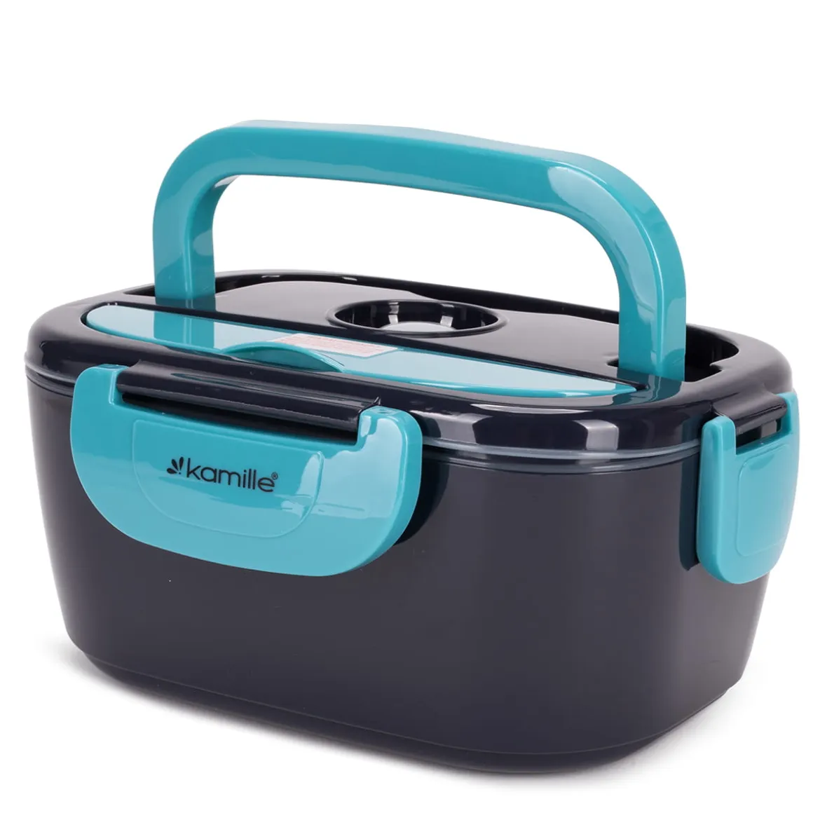 Elektryczny lunchbox, termos samochodowy + wtyczka