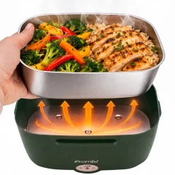 Elektryczny lunch box termos obiadowy śniadaniówka samochodowa 1,5L Kamille