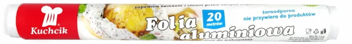 Folia aluminiowa Spożywcza Cateringowa 20m Gruba