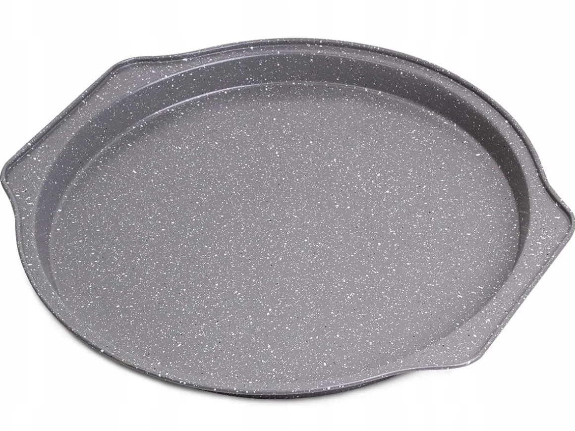 Forma, blacha do pieczenia pizzy taca z powłoką marmur 33cm