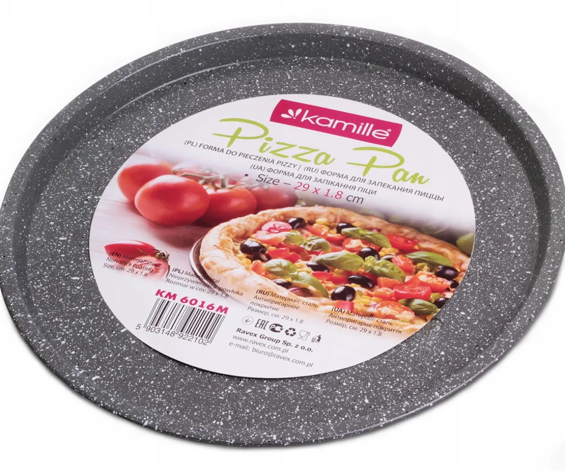 Forma, blacha do pieczenia pizzy z powłoką marmurkową 29cm