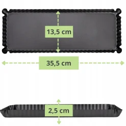 Forma blacha do pieczenia tarty mazurka na tartę z wyjmowanym dnem 35 cm Kamille