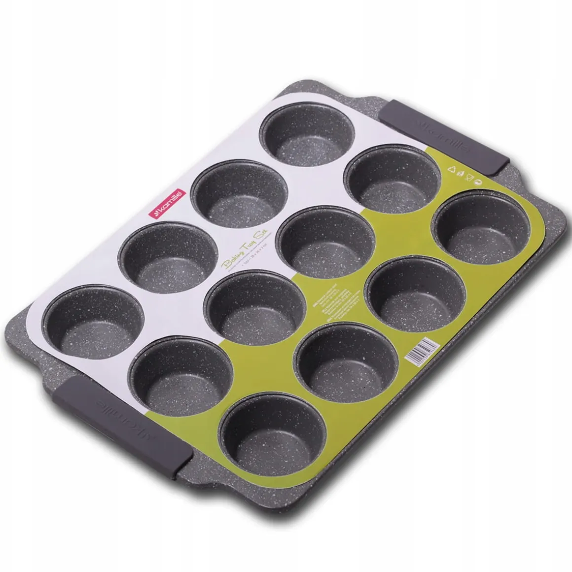 Forma do pieczenia 12 babeczek muffinek stalowa
