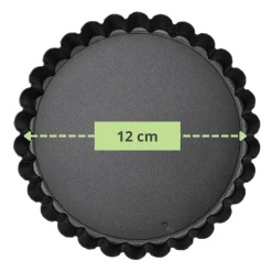 Forma do pieczenia tarty 12 cm z wyjmowanym dnem Kamille