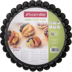 Forma do pieczenia tarty 12 cm z wyjmowanym dnem Kamille