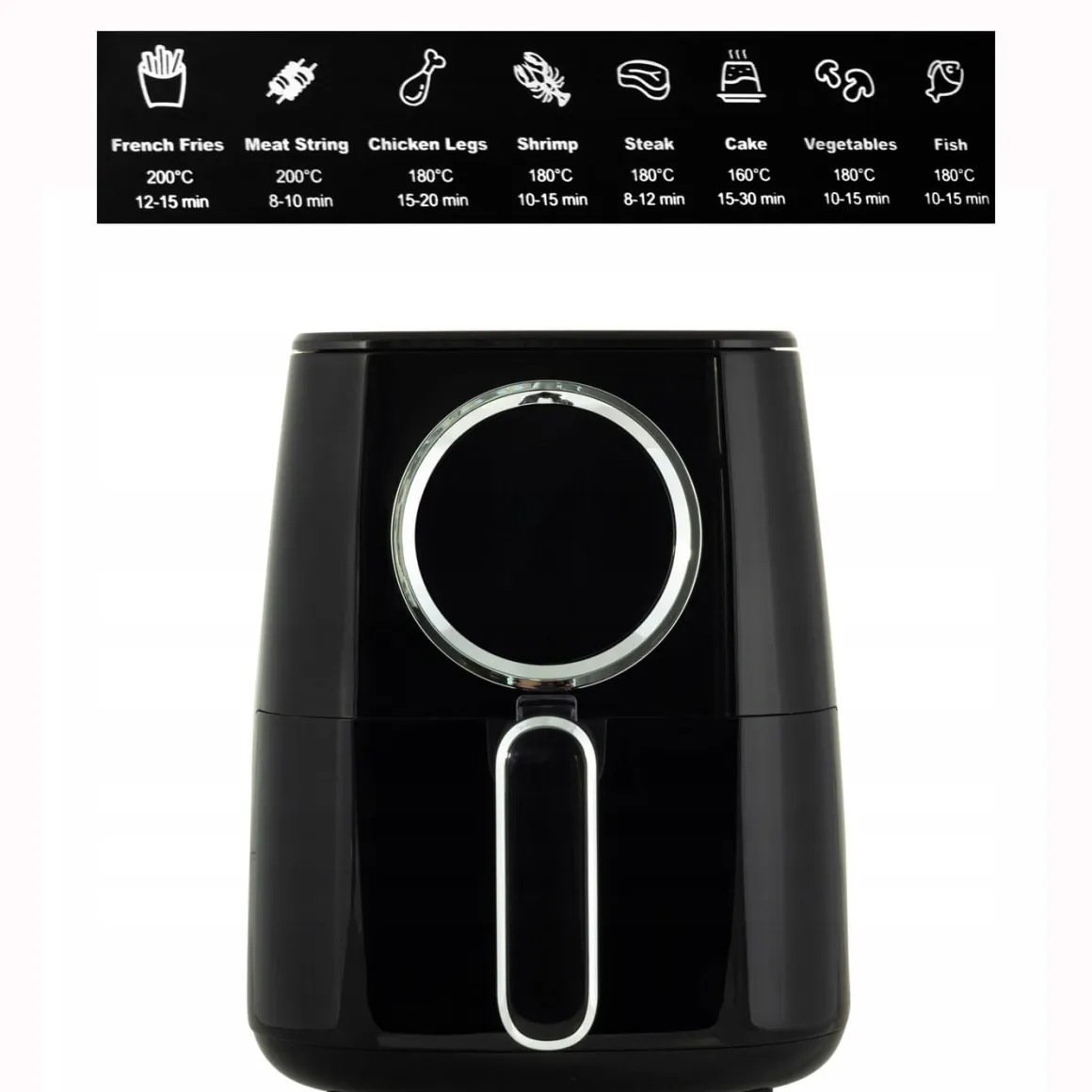 Frytkownica AIR FRYER fryownica beztłuszczowa z panelem LED 3,5L