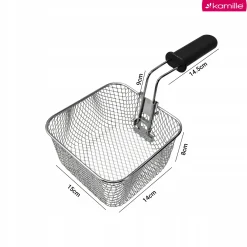 Frytkownica frytownica mocna kompaktowa 1,5 l frytki kurczaki Kamille