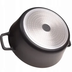Garnek brytfanna kociołek z powłoką marmurową 6,5L