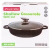 Garnek gar wok na inducję marmurowy 5,5L z pokrywką