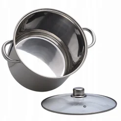 Garnek gastronomiczny wysoki stalowy 15,5L