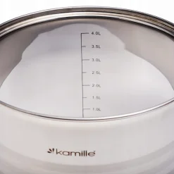 Garnek gastronomiczny wysoki stalowy 4,5L