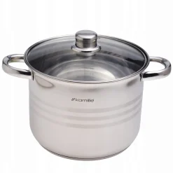 Garnek gastronomiczny wysoki stalowy 6L