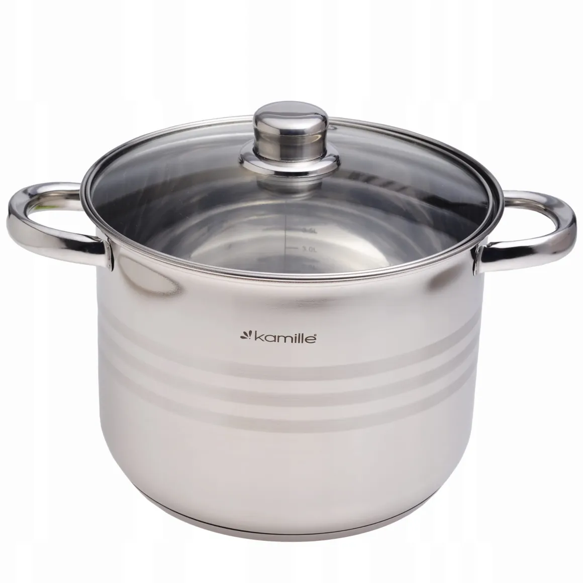 Garnek gastronomiczny wysoki stalowy 6L