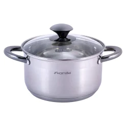 Garnek ze stali 3,0L z pokrywką