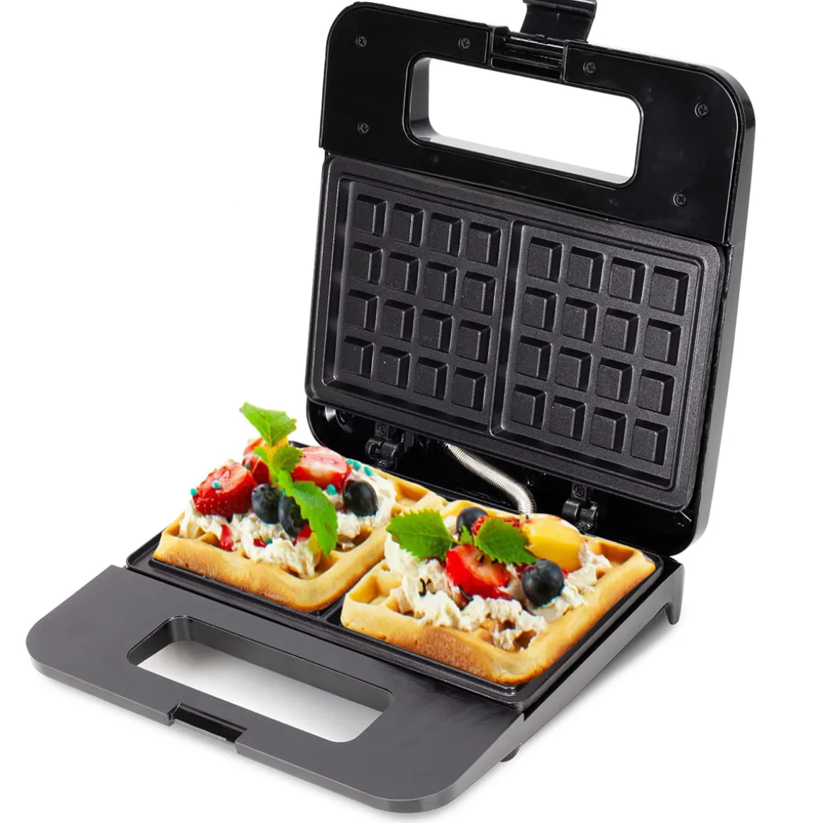 Gofrownica z nieprzywierającą powłoką 2 gofry 800W