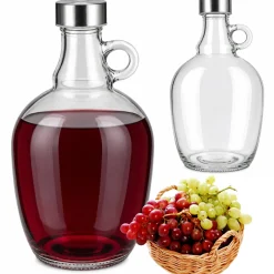 Gąsior do wina baniak na nalewki dama balon na wino z zakrętką 1,5 l Kamille