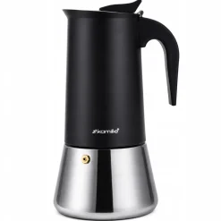 Kawiarka ciśnieniowa do kawy stalowa zaparzacz do espresso 600 ml Kamille