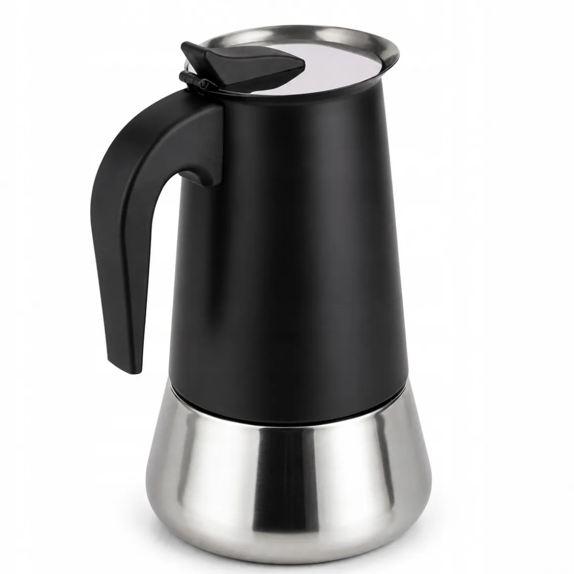 Kawiarka ciśnieniowa do kawy stalowa zaparzacz do espresso 450 ml Kamille