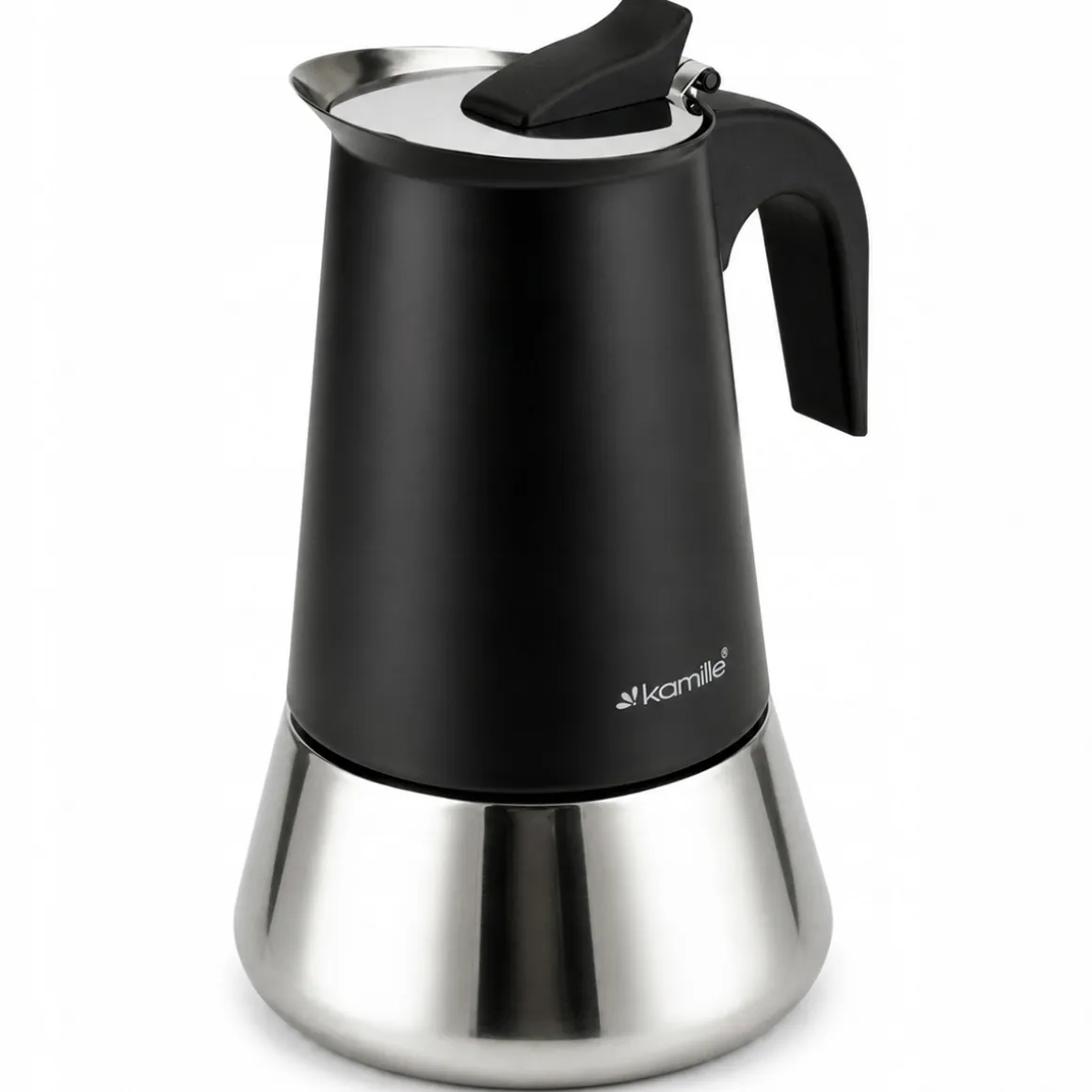 Kawiarka ciśnieniowa stalowa zaparzacz do kawy espresso 300 ml Kamille