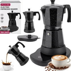 Kawiarka elektryczna 300 ml zaparzacz ekspres do kawy espresso 500W Kamille