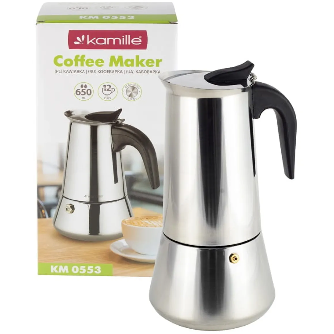 Kawiarka moka makinetka zaparzacz do kawy 650ml