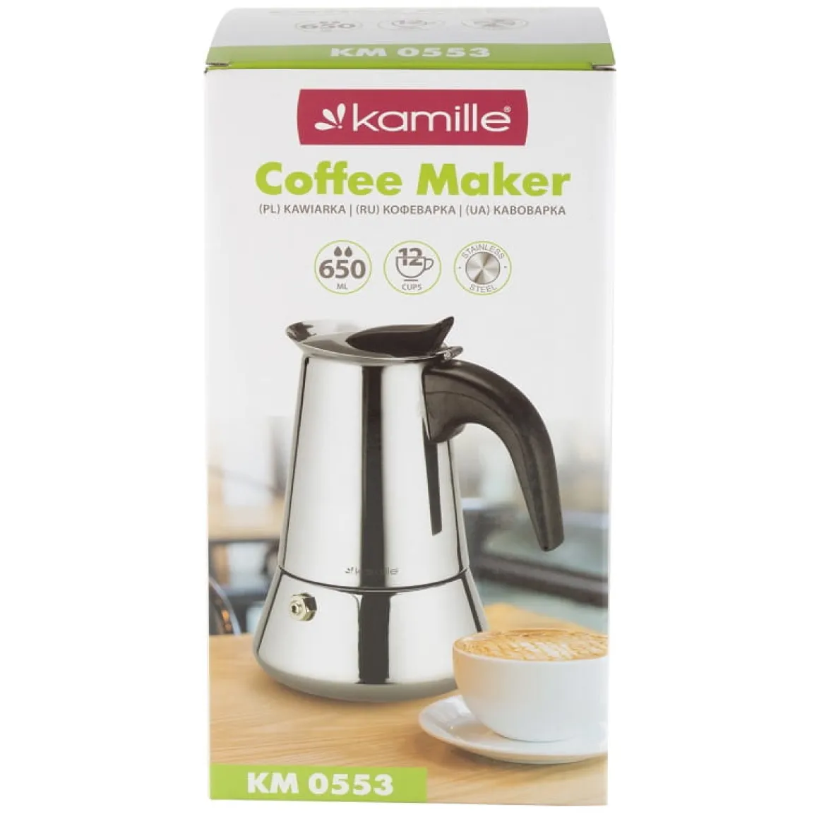 Kawiarka moka makinetka zaparzacz do kawy 650ml