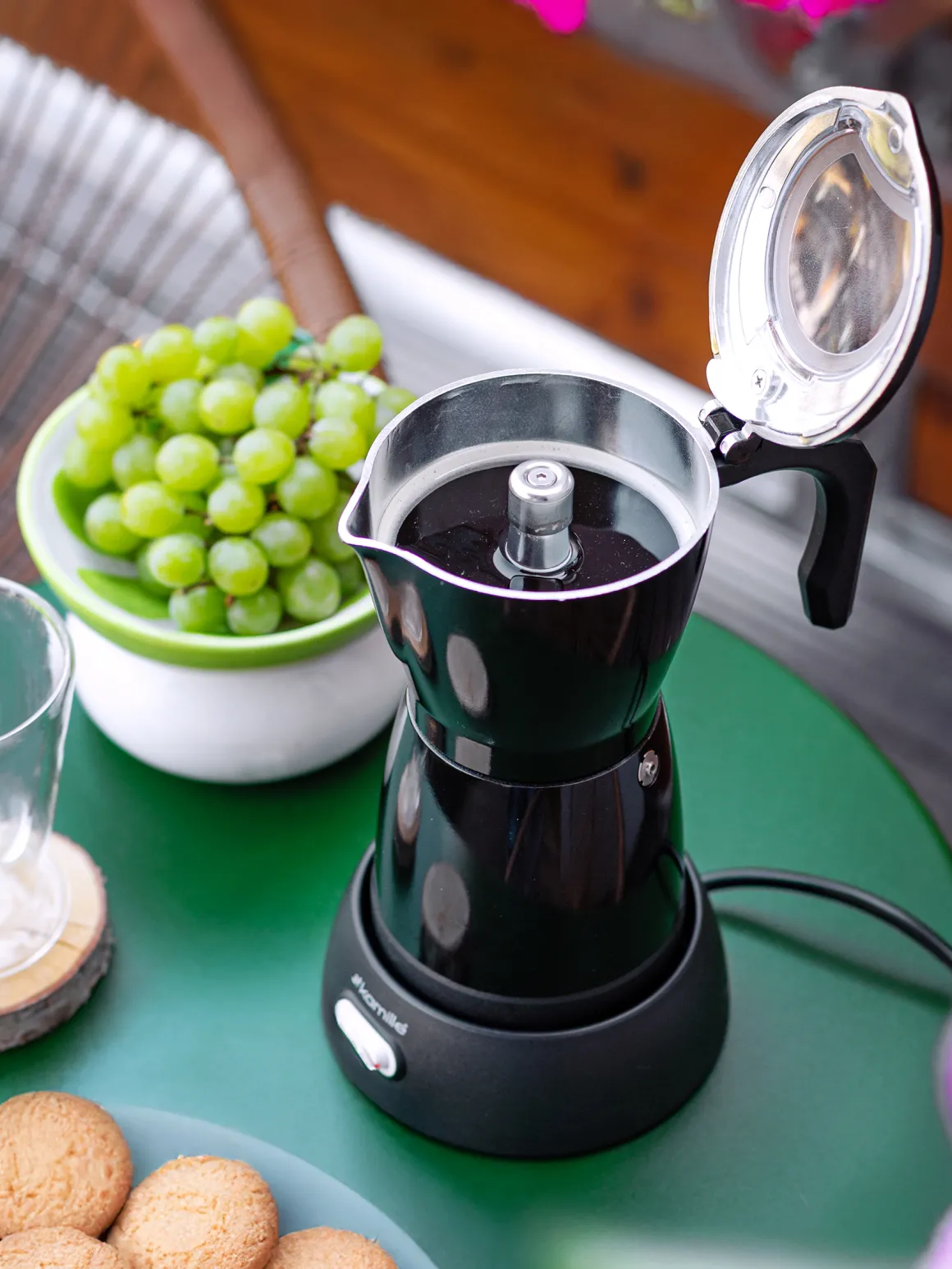 Kawiarka mokina elektryczna ekspres do kawy 300ml