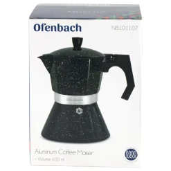 Kawiarka włoska makinetka zaparzacz połysk 600ml