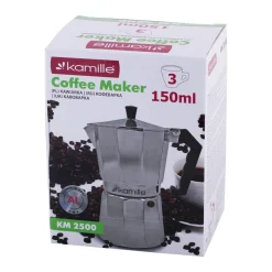 Kawiarka zaparzacz do kawy aluminium 150ml