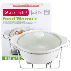 Klasyczne żaroodporne naczynie waza z podgrzewaczem 2,4L