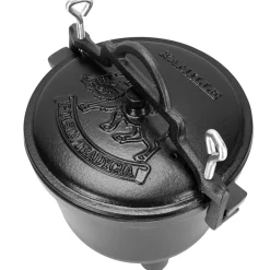 Kociołek żeliwny myśliwski z powłoką emaliowaną 10L