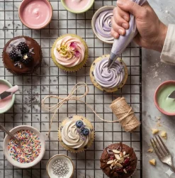 Kratka do studzenia i dekorowania ciastek muffinek Kamille
