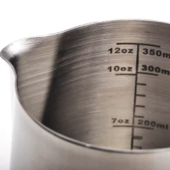 KUBEK STALOWY DZBANEK MLECZNIK Z POKRYWKĄ KAMILLE 350ml